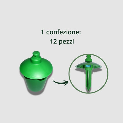 Trappola Dispenser per Lumache e Limacce 2 in 1 - 6 pezzi